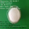 USP Benzocaine 100% Haute Pureté Benzocaine CAS 94-09-7 Anesthésique Local API Soulagement des Douleurs USA UK En Ligne